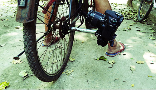 camera ricycle rig